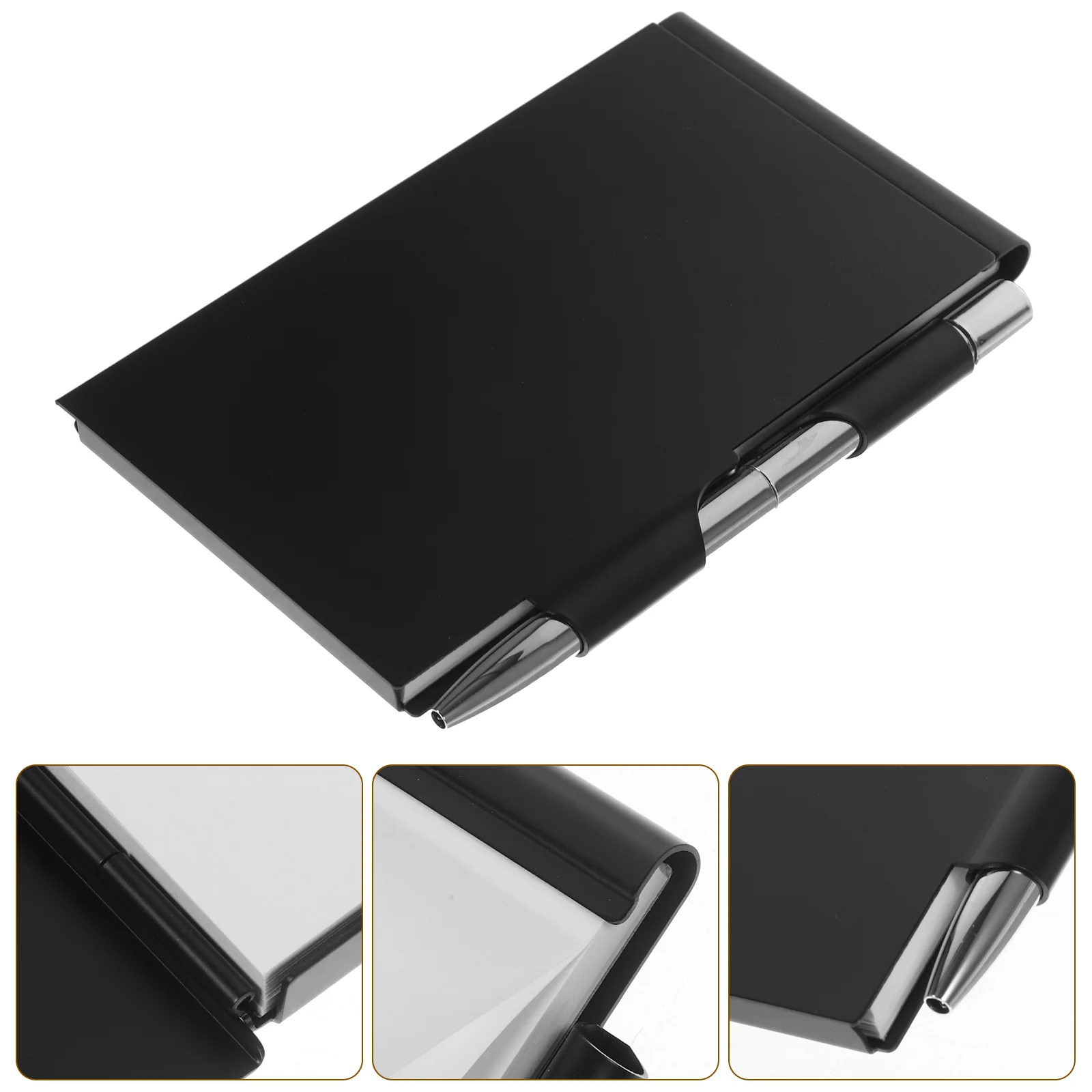 Metallist Väike Sülearvuti Mini Notepad Väike Tasku Notepad Metallist Märkus Puhul Pliiatsi Tasku Paber-Do List Sülearvutid Memo Klapid - 0
