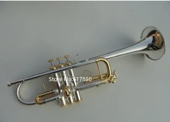 Top Müügi Trompet C Tooni C180SML-239 Silver Brass Võti Top Muusikainstrument, mille puhul Huuliku