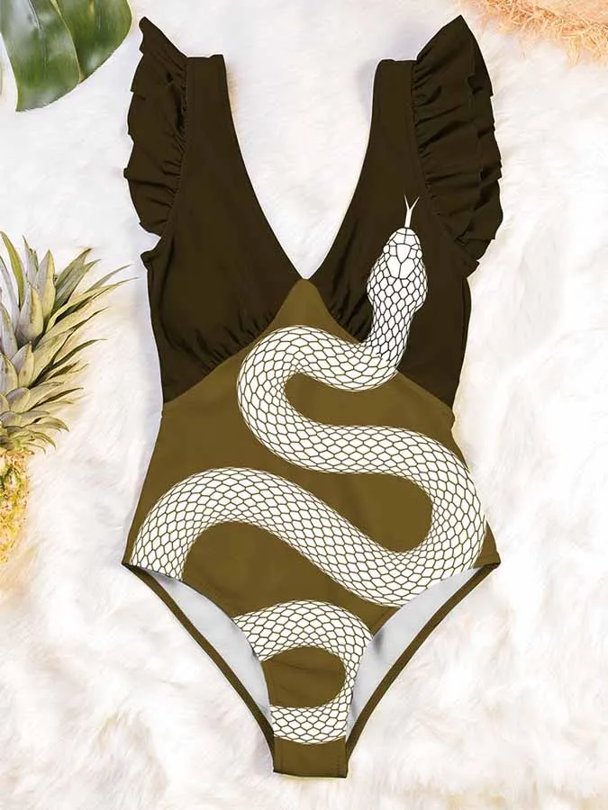 Roheline Ujumistrikoo Naistele Bikini 2023 Monokini Naiste Bikiinid Komplekti Push Up Eksootiliste Stiilne Seksikas Pluss Suurus Ülikond Naiste Kõrge Piht - 2