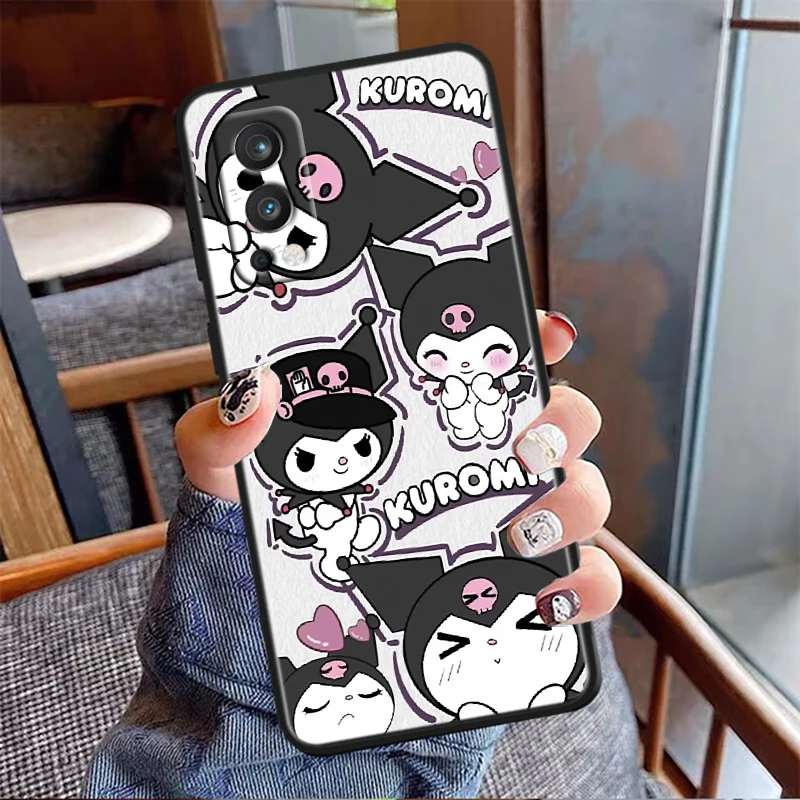 Tüdruk Hello Kitty Jahtuda OnePlus 11 10T 10R 9R 8T 7T Nord N300 N200 N100 2T CE2 Lite N20 N10 Pro Musta Telefoni Juhul Telefoni Puhul - 3