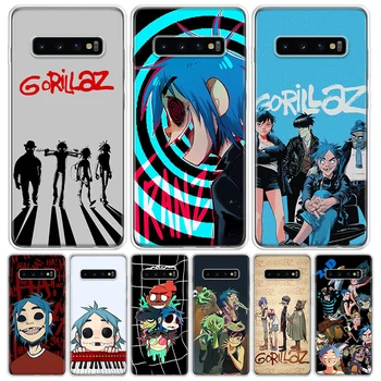 Gorillaz Anime For Samsung Galaxy S23 S10 Pluss S20 FE S21 S22 Ultra Telefoni Juhul S10E S8 S9 + S7 Serv Eluaseme Shell Coque