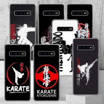 Oyama Kyokushin Karate Telefoni Juhul Kest Samsung Galaxy S22 S23 Ultra S21 Pluss S20 FE S10 Lite S10E S9 S8 + S7 Serv Kaas