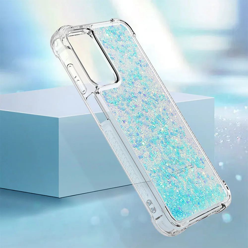Armas Raba Vedelik Glitter Case For Samsung Galaxy A15 5G Juhtudel Põrutuskindel Selge TPÜ Kaitsva Katte, Galaktika 05 Funda - 3