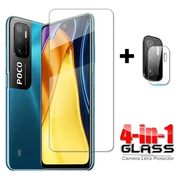 Klaasi kohta Poco M3 Pro 5G Täielikult Selge Karastatud Klaas Xiaomi Poco M3 Pro 5G Kaamera Ekraan Kaitsja Poco M3 Pro 5G Objektiivi Klaas
