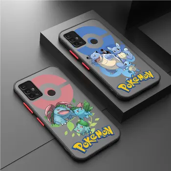 Pokemon Cartoon Telefon Case for Samsung Galaxy A71 4G A41 A70 A70s A51 A11 A31 A50 A50s A21s 71 Luksus Coque Pehme Kate