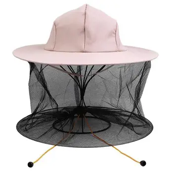 Mesindus Müts Kokkupandav Sääsk Müts HiddennNet Väljas Päikesekaitsetoodete Püük Kork, Telkimine Bug Silmadega Pea Net Nägu Protector Mütsid