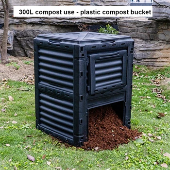 300L Komposti Bin Aed Hoovis Komposti kasti Jätab Orgaanilise Väetise Käärimine Tank Köök Prügi Keskkonna Kaitseks