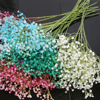 4-haruline simuleeritud sky star kimp, võltsitud lill kaunistamiseks, väike ja värske dekoratiivsed lilled