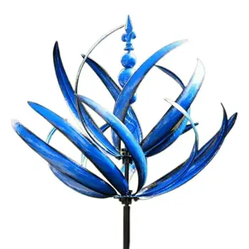 Metallist Tuul Vurr Sepistatud Rauast 3D Tuul Vurr Ilus Lotus Disain Õues Dekoratiivne Aksessuaar Rõdu, Varikatused Siseõued