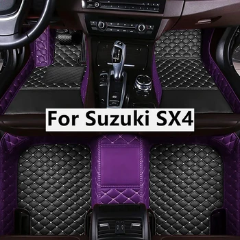 Värvi Sobitamise Kohandatud Auto Põranda Matid Suzuki SX4 Suu Coche Tarvikud Vaibad