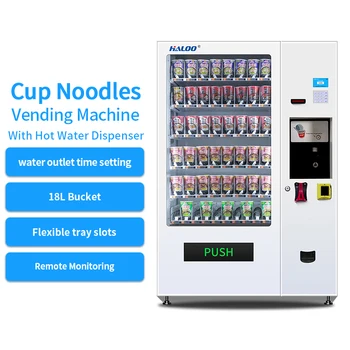 Kuum Makaron Masin Cup Nuudlid Müük Müügiautomaatide Koos Vee Dispenser