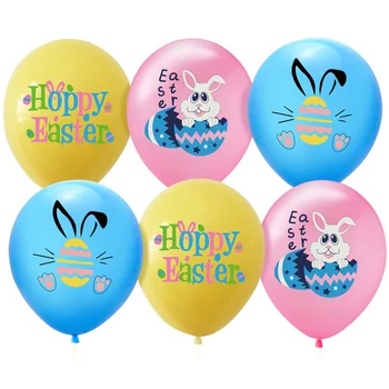 5tk 12inch Lihavõtted Decors Latex Balloon Jänku Muna Küülik Heelium Õhupalli Happy Easter Party Asjade Kaunistamiseks