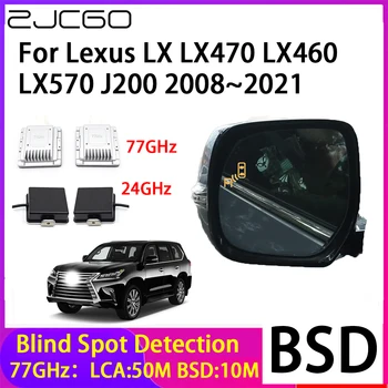 ZJCGO Auto pimeala Tuvastamise BSD Peegli Taga Radarite Avastamise Süsteem Lexus LX LX470 LX460 LX570 J200 2008~2021